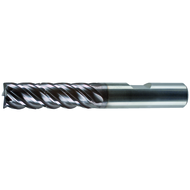 Solid carbide end milling cutter TVC 44°/45° uneq. type N 20mm Z=5 HB, AlTiN